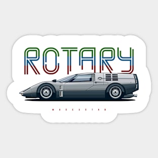 rotary rocket Sticker